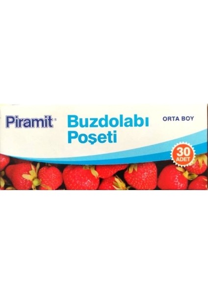 Buzdolabı Poşeti Orta Boy 30'lu