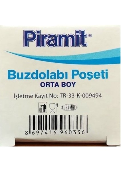 Buzdolabı Poşeti Orta Boy 30'lu