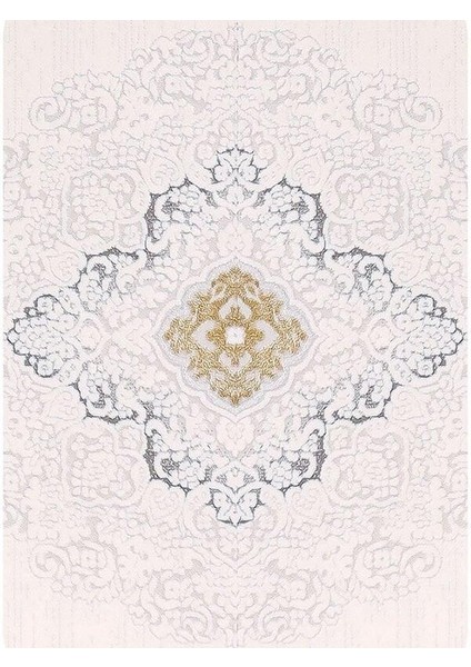 Albina 5435 Gold Çerçeve Desenli Klasik Halı modelleri