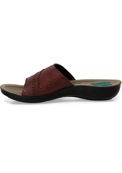 607010.Z4Pr Bordo Kadın Ev Terliği modelleri