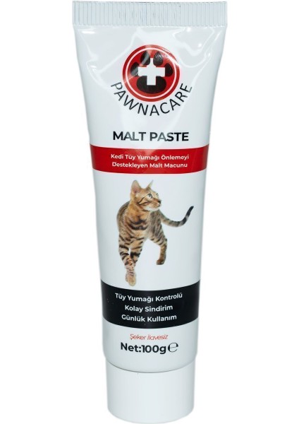 Malt Paste 100 gr Kedi Tüy Yumağı Önleyici Malt Macunu