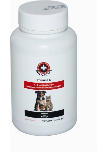 Immune C Kedi ve Köpekler Için Bağıışıklık Sistemini Destekleyici Tablet 75 Tablet modelleri