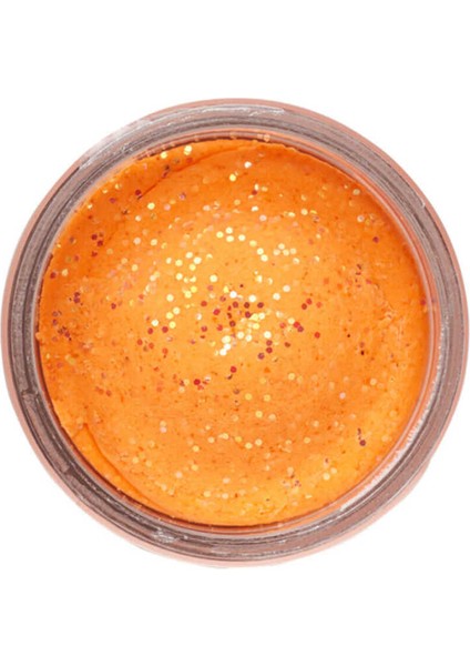 Powerbait Natural Glitter Trout Bait Garlic Sahte Yemi Fluorescent Orange-50 gr