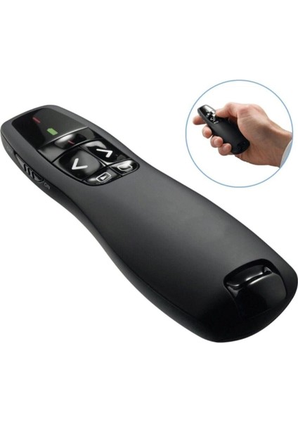 R400 2.4ghz USB Kablosuz Lazer Pointer Power Point Uzaktan Kumanda Cihazı