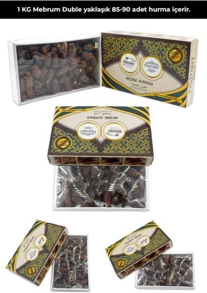 Medine Mebrum Duble 1,5 kg Ince Kabuklu ve Acve Duble 1,5 kg Cilde Faydalı Yeni Mahsül Ikili Set 3 kg indirimleri