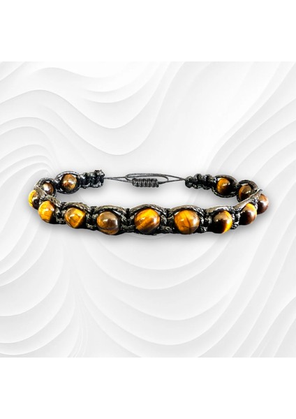 Kaplangözü Doğal Taş Makrome Deri Bileklik fiyatları