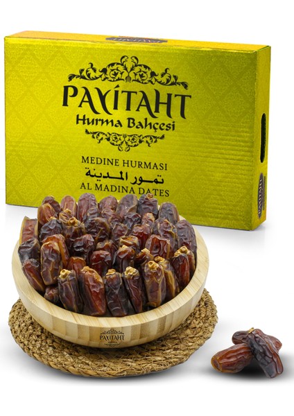 Mebrum Lüks Medine Hurma 10 kg -Yeni Mahsül- Ince Kabuklu Besleyici Dalı MEBRUM10 kg