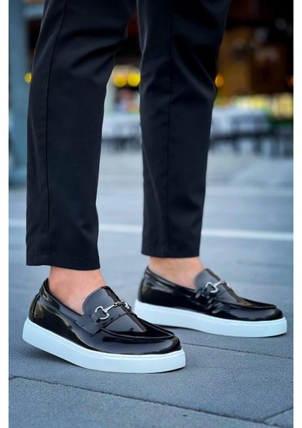 KB-027 Kuback Bağcıksız Siyah Rugan G Günlük Erkek Ayakkabı fiyatları