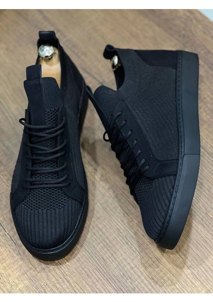 KB-112 Kuback Siyah Siyah Tabantriko Bağcıklı Günlük Erkek Ayakkabı