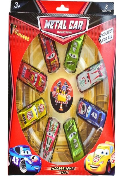 BRN-2455 Metal Araba 8li Mqeen