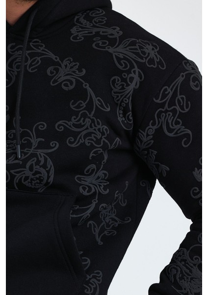 Erkek Selanik Standart Fit Normal Kesim Içi Polarlı 3 Iplik Kapüşonlu Pamuklu Sweatshirt fırsatları