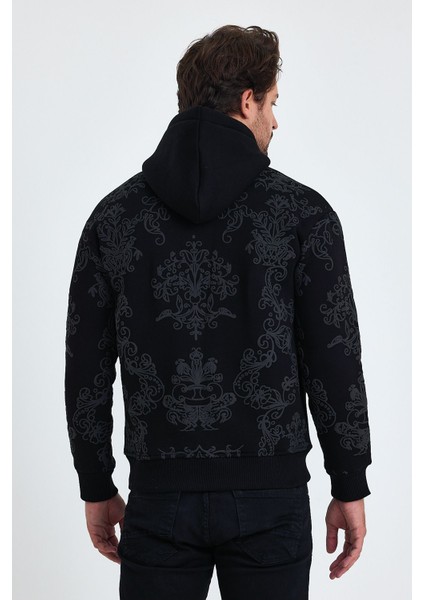 Erkek Selanik Standart Fit Normal Kesim Içi Polarlı 3 Iplik Kapüşonlu Pamuklu Sweatshirt indirimleri