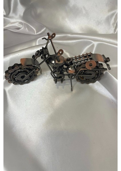 Motor Metal El Yapımı Biblo Motosiklet Klasik Bilyalı Motor