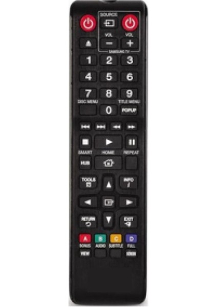 Çok Renkli Samsung LCD DVD Tv Kumandası - LCD 592 2 Yıl