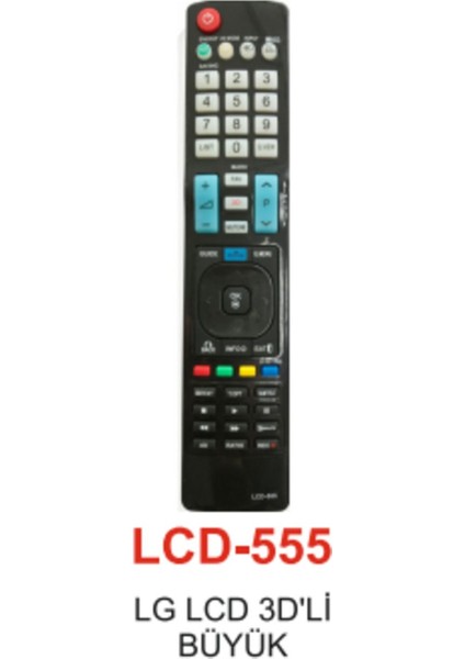 2 Yıl Lg 3D Smart LCD Tv Kumandası - LCD 555 Çok Renkli