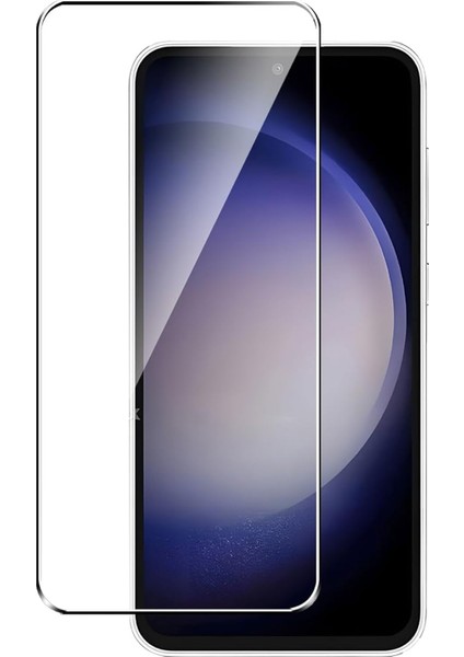 Samsung Galaxy S23 Fe Kırılmaz Cam Şeffaf 0.3mm Kılıf Dostu Temperli Ekran Koruyucu