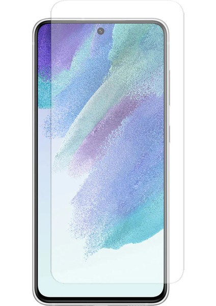 Samsung Galaxy S21 Fe Kırılmaz Cam Şeffaf 0.3mm Kılıf Dostu Temperli Ekran Koruyucu