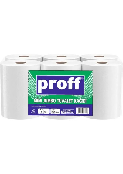 Proff 12 Li Jumbo Wc Kağıdı 2,5 kg