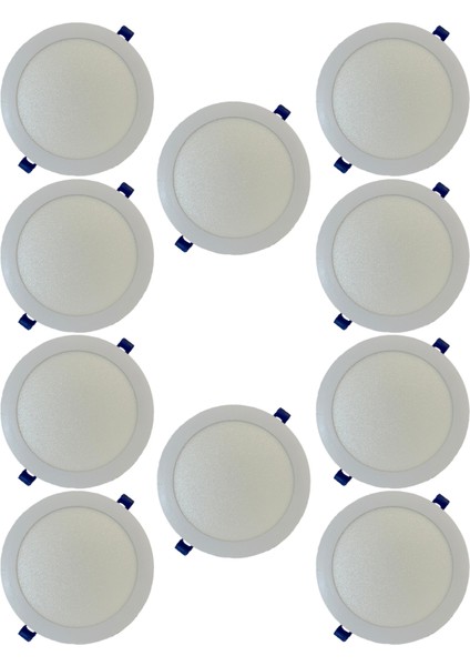 18W 4000K (Günışığı) Sıva Altı LED Panel Armatür (10 Adet)