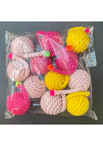Çıngıraklı Top Fare Kedi Oyuncağı 6'lı Paket