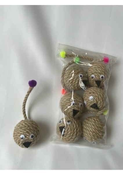 Çıngıraklı Top Fare Kedi Oyuncağı 6'lı Paket fiyatları