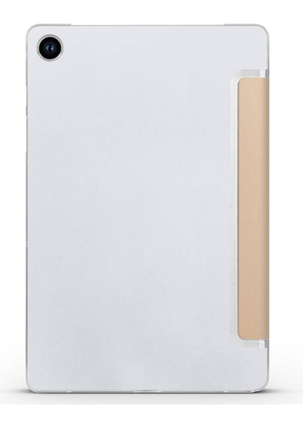 Galaxy Tab A9 Zore Smart Cover Standlı 1-1 Kılıf-Gold