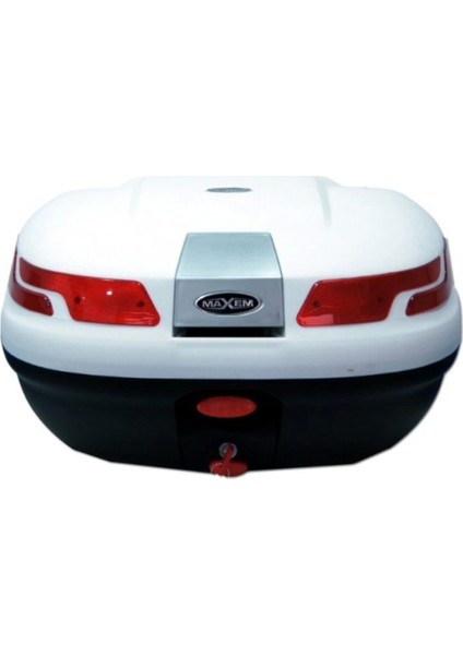 Sl-45 Motosiklet Arka Çanta Beyaz 45 Litre