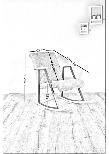 Lora Sallanan Koltuk Tv Koltuğu Sallanır Sandalye Dinlenme Koltuğu Rahat | Şık Tasarım