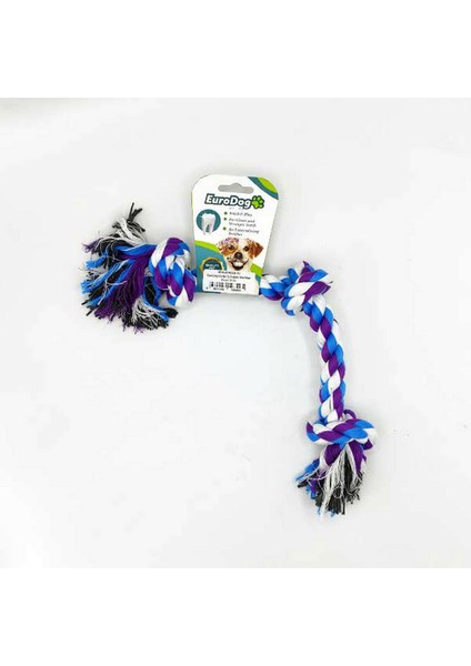 Diş Ipi Üç Düğüm Mor Mavi Beyaz 30CM 13