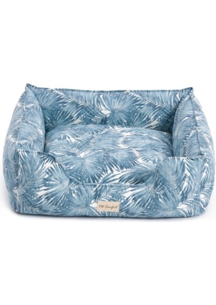 Alpha Merta Mavi-Beyaz Köpek Yatağı M 65X80CM 13