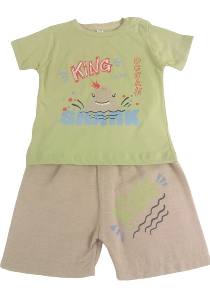 King Yazılı Bebek Takım