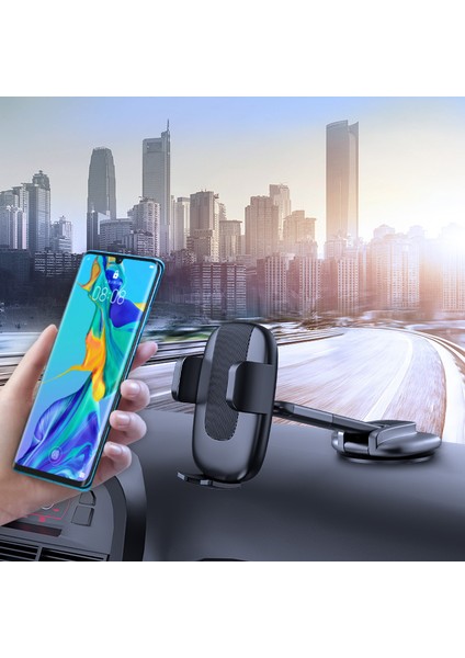 Raxfly A090 4-6.7 Inç Cep Telefonu Araç Ön Camı Dashboard Vantuz Tabanı Telefon Tutucu Braketi (Yurt Dışından) fiyatları