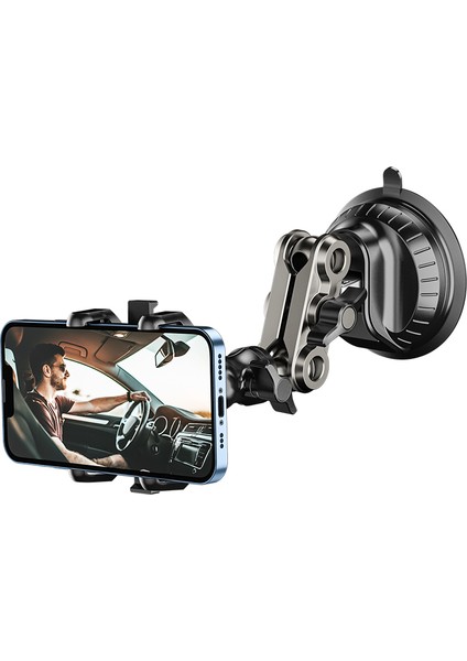 Dkyk-01 Birinci Şahıs Görüşü Vantuzlu Telefon Tutucu Sürüş Için Evrensel Tepegöz Ön Cam Telefon Montajı, Canlı Yayın (Yurt Dışından) fiyatları