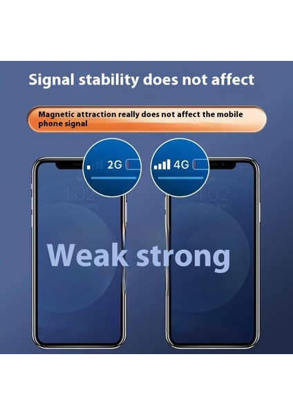 Q6 Araba Kontrol Paneli Manyetik Telefon Montajlı Halka Şekli Telefon Tutucu, Yapışkanlı Alt - Siyah (Yurt Dışından)