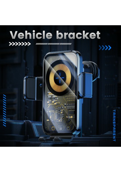 X11 Araç Havalandırma Kancası Kablosuz Şarj Cihazı Akıllı Indüksiyonlu 15W Hızlı Şarj Cihazı-Tarnish (Yurt Dışından) fiyatları