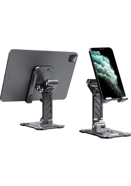 Taşınabilir Katlanır Masaüstü Telefon Standı Ayarlanabilir Yükseklik ve Açı Tablet Braketi - Yeşil (Yurt Dışından) fiyatları