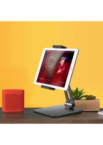 Ap-7xn Katlanır Masaüstü Tablet Tutucu Taşınabilir Çok Açılı Ayarlanabilir Telefon Standı iPad Pro Desteği 7-13 Inç Cihazlarla Uyumlu - Koyu Gri (Yurt Dışından) fiyatları