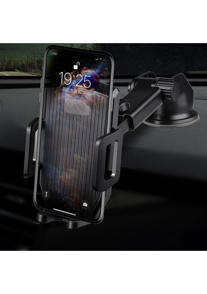 Un-90 Araba Kontrol Paneli/ön Cam Vantuz Dağı Döner Braket Tutucu 50-85MM Cep Telefonları Için (Yurt Dışından) fırsatları