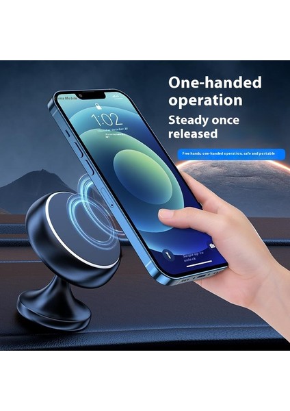 Q5 Telefon Braketi Manyetik Araba Kontrol Paneli Yapışkan Alt Araç Için Alüminyum Alaşımlı Telefon Tutucu - Altın (Yurt Dışından) modelleri