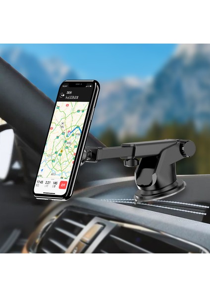Kakusıga KSC-473A Yuanxing Serisi Teleskopik Manyetik Telefon Tutucu Silikon Vantuz Araç Montaj Rotasyon Telefon Standı (Yurt Dışından) fiyatları