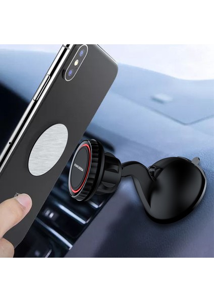 Kakusıga KSC-336C Lexıng Serisi Araba Cep Telefonu Braketi Vantuz Manyetik Araç Telefonu Tutucu (Yurt Dışından)
