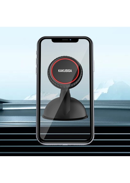 Kakusıga KSC-336C Lexıng Serisi Araba Cep Telefonu Braketi Vantuz Manyetik Araç Telefonu Tutucu (Yurt Dışından)