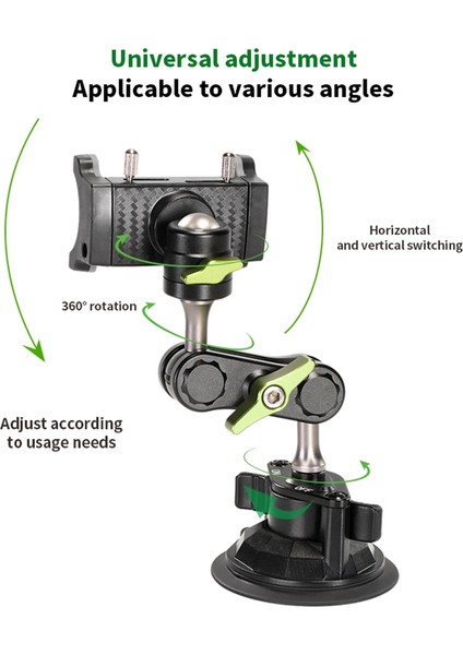Lanparte Uba-1 Universal Rotatable Telefon Tutucu Stand Araba Gezisi Vançeti Cep Telefonu Fotoğrafçılık Braketi (Yurt Dışından) fırsatları