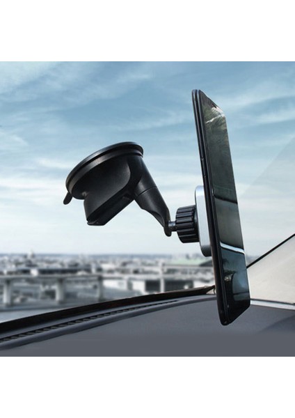 360 Derece Döner Manyetik Araba Dashboard Ön Cam Telefon Tutucu Vantuz Braketi iPhone Samsung Gps Için - Kırmızı (Yurt Dışından) fırsatları