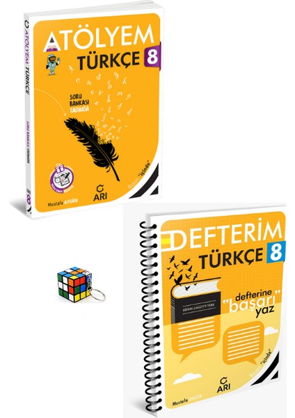 8. Sınıf Türkçe Defterim - 8. Sınıf Türkçe Atölyem - Anahtarlık