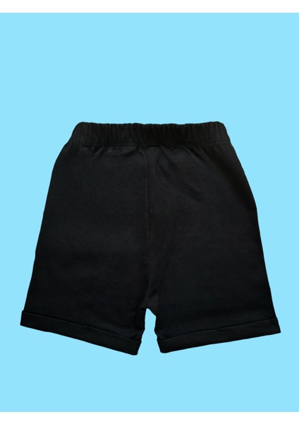 Savana Hayvan Havalı Fil Anaokulu Kreş Şort Tişört Takım Unisex Çocuk 2li Takım Pamuklu Penye indirimleri