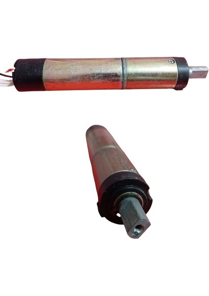 Yenilenmiş Dc 12V 15 Rpm (Çap 25MM) Redüktörlü Encoderli Dc Motor - Perde Projeksiyon Motoru