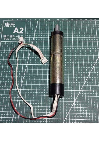 Yenilenmiş Dc 12V 15 Rpm (Çap 25MM) Redüktörlü Encoderli Dc Motor - Perde Projeksiyon Motoru