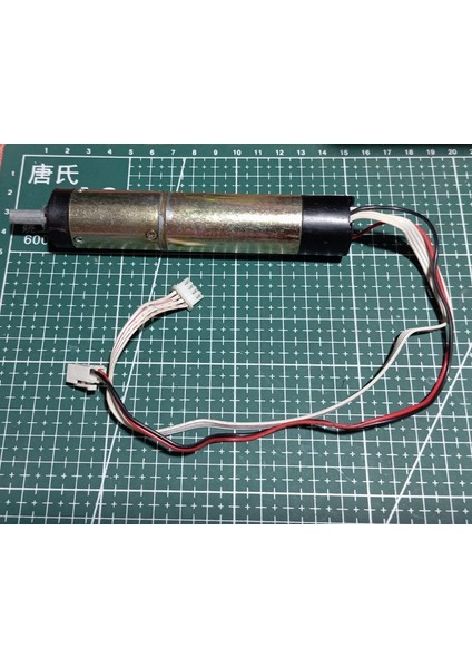 Yenilenmiş Dc 12V 15 Rpm (Çap 25MM) Redüktörlü Encoderli Dc Motor - Perde Projeksiyon Motoru