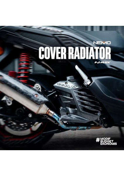 Nmax 125/155 2021-2024 Radyatör Koruma Kapak Karbon modelleri